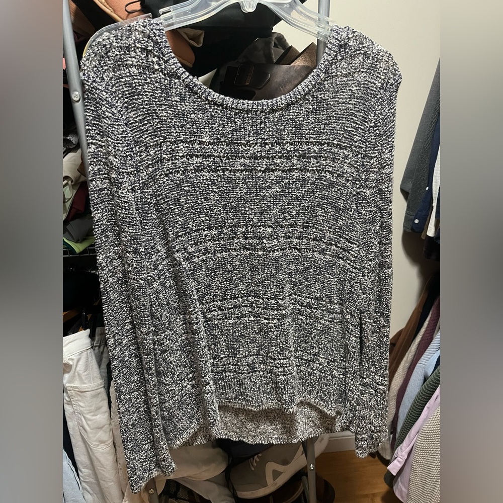 Rag & Bone Navy & White Knit Sweater